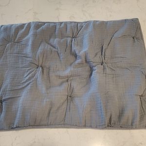 NWOT Pottery Barn Soft Cotton  Chambray Blue Standard Sham